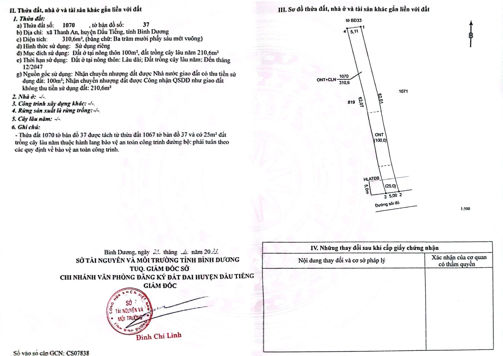 Bán Đất Nền Vị Trí Đẹp Gần Khu Công Nghiệp, Chợ, Trường Học Tại Xã Thanh An, Dầu Tiếng, Bình Dương