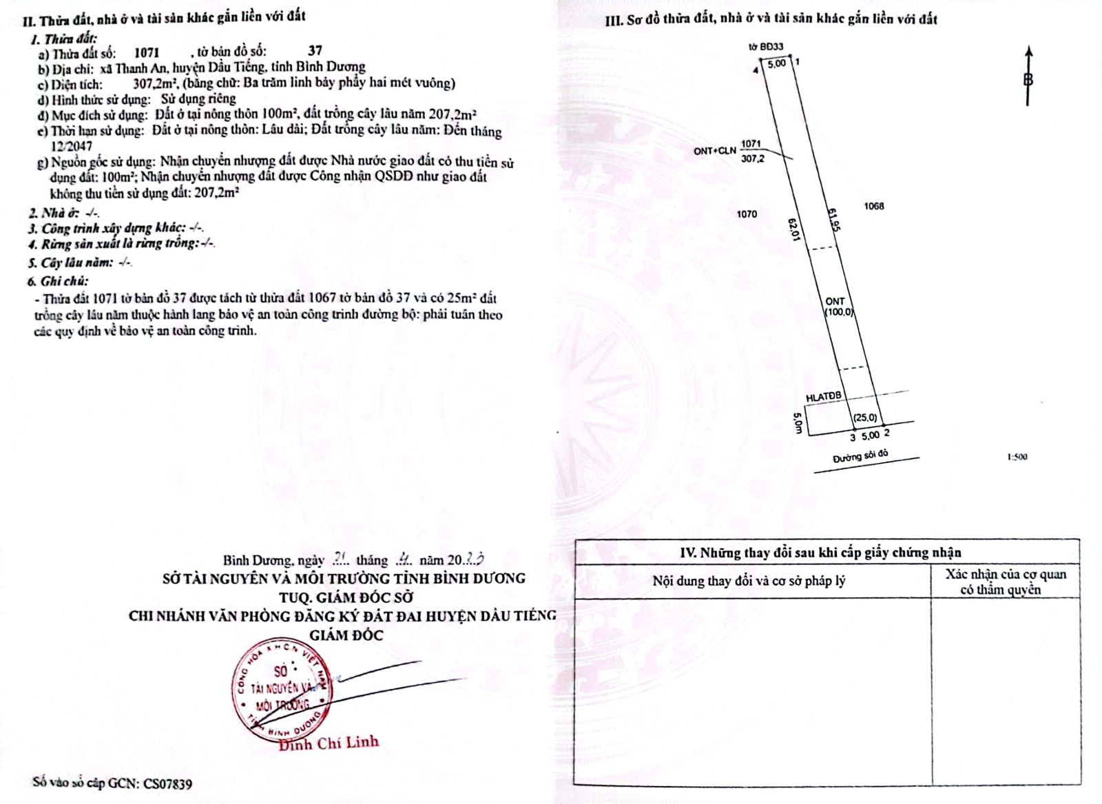 Bán Đất Nền Vị Trí Đẹp Gần Khu Công Nghiệp, Chợ, Trường Học Tại Xã Thanh An, Dầu Tiếng, Bình Dương
