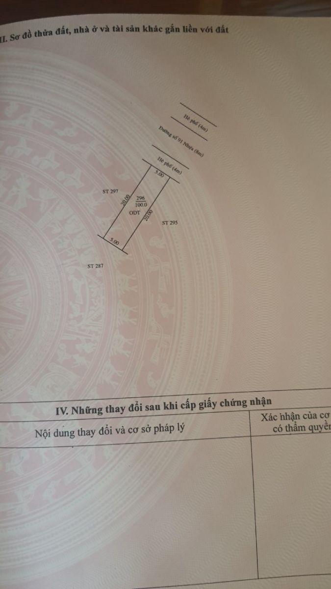 Bán đất đường 91, phường phú tân TP, TDM, Bình Dương 