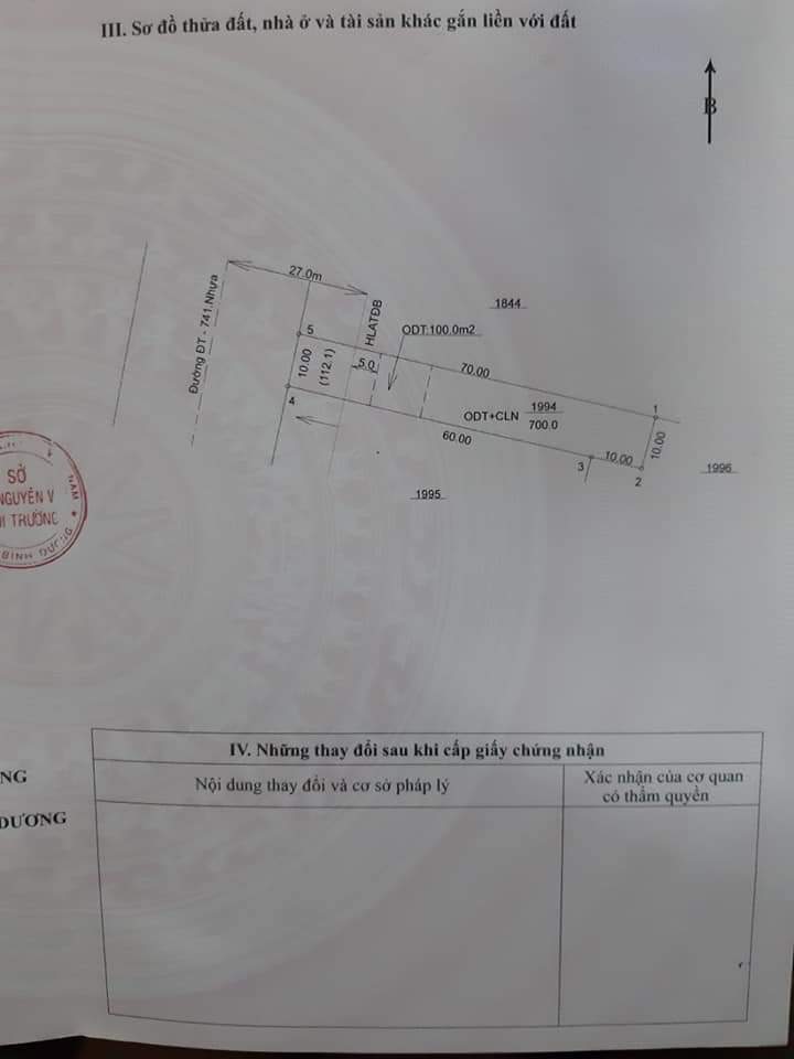 Bán đất mặt tiền đường DT741 nguyễn văn thành phường chánh phú hòa bến cát bình dương