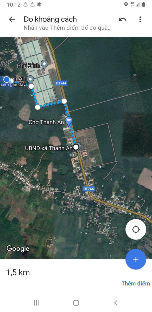 Bán đất ấp cần giăng xã thanh an, huyện dầu tiếng bình dương