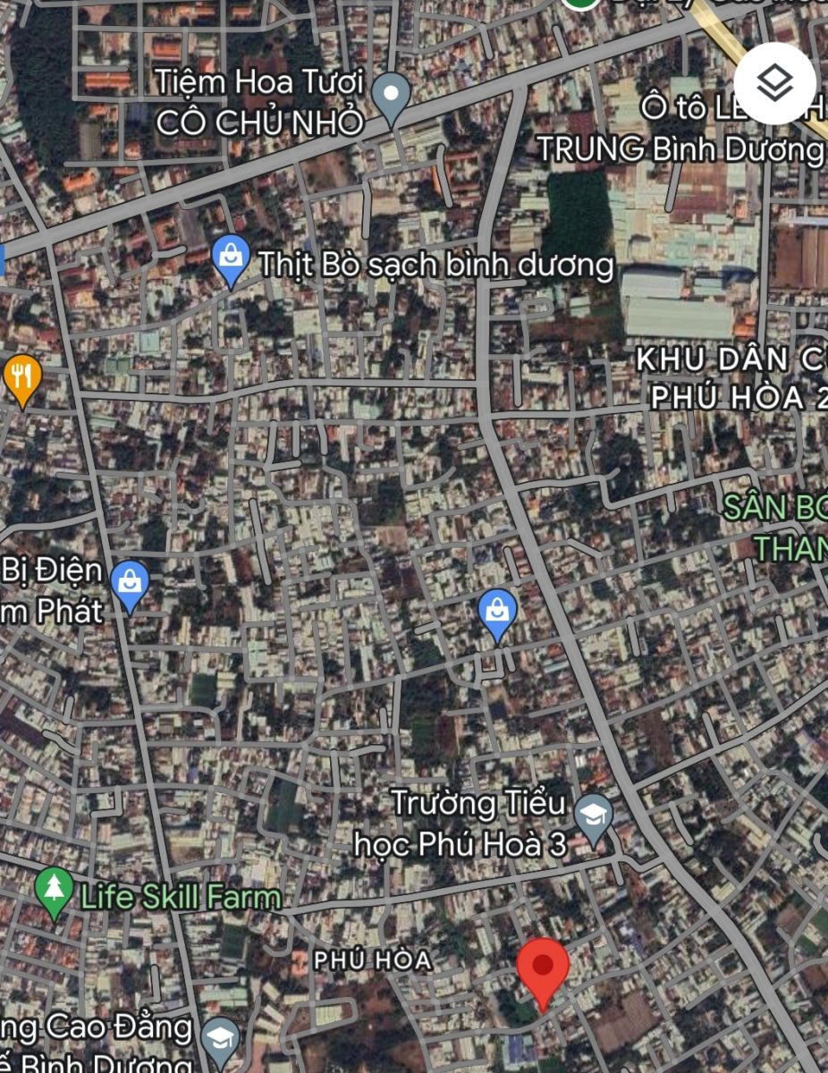Bán đất gần trường tiểu học phú hòa 3, khu phố 3, phường phú hòa, thành phố thủ dầu một bình dương