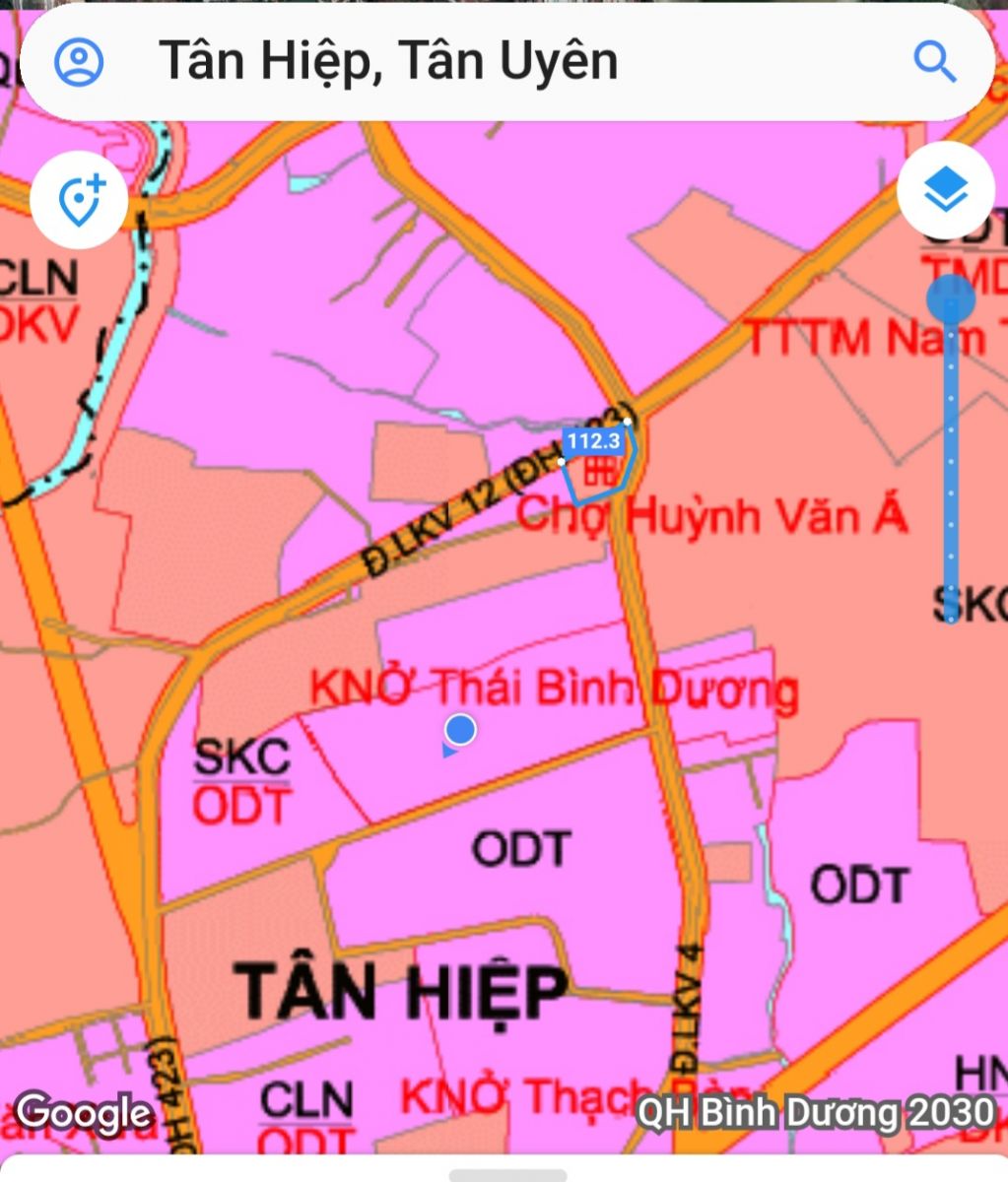 bán đất khu dân cu thái bình dương tân hiệp 