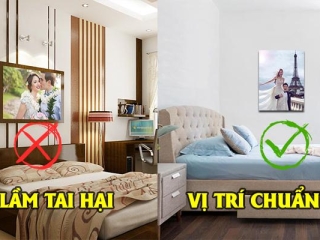 Phong thuỷ treo ảnh cưới chuẩn để gìn giữ tình cảm vợ chồng thêm mặn nồng, ấm êm